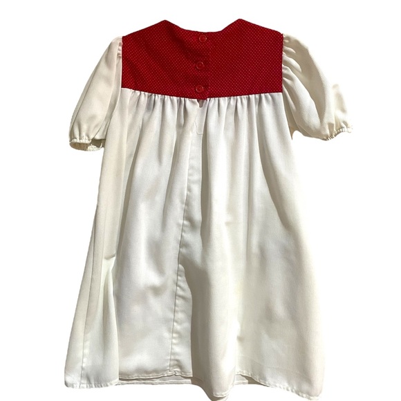 Vintage 1970s Red, White & Blue Dress with Pockets Manhattan Children Wear Co - Picture 2 of 6